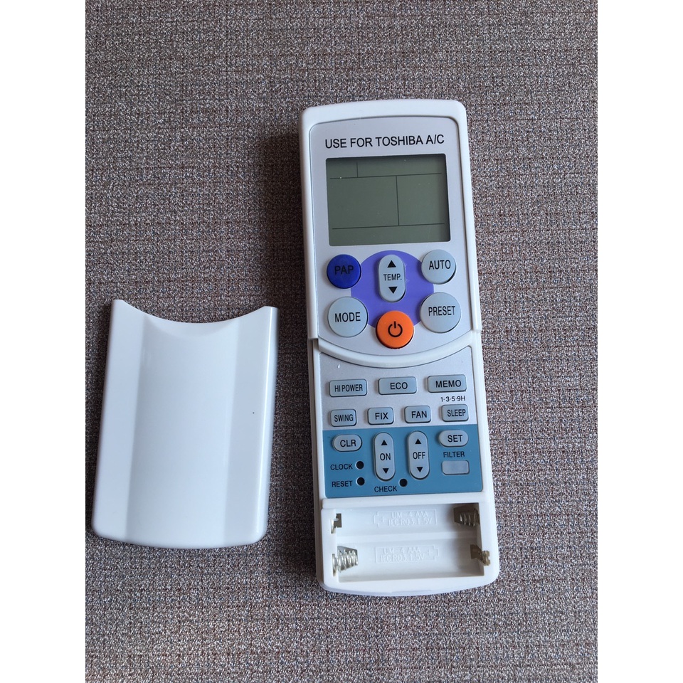 Điều khiển điều hòa Toshiba WC-H01JE 6 nút – nắp trượt .Bảo hành 6 tháng