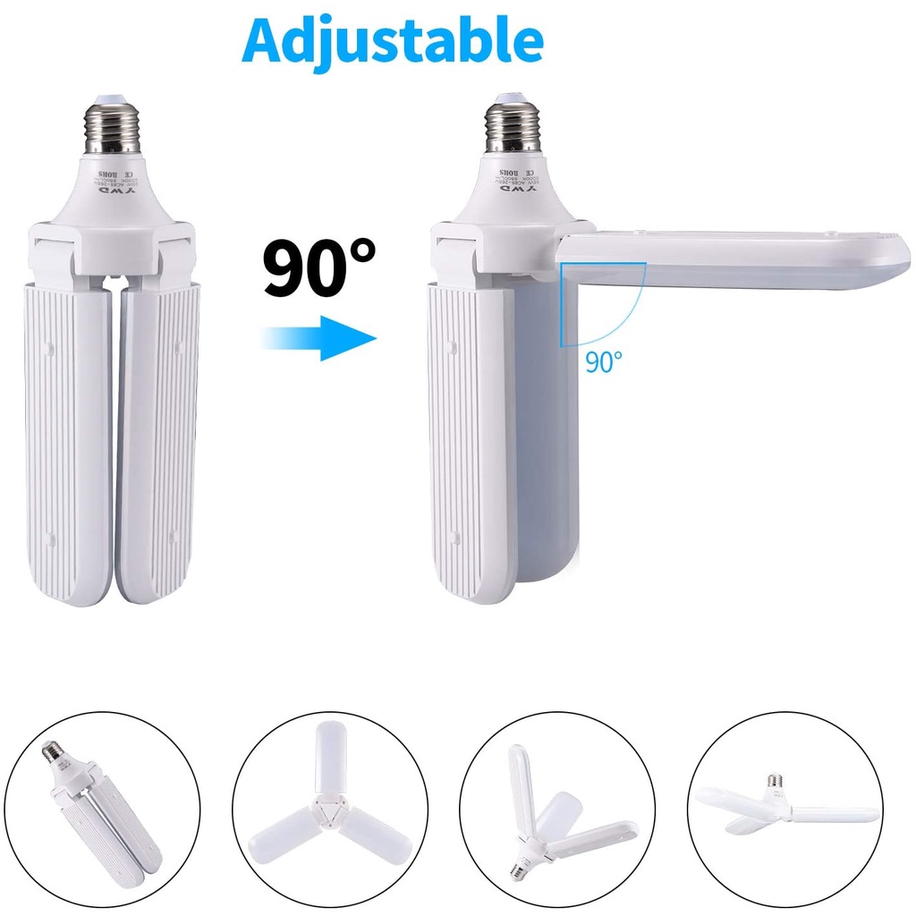 Bóng Đèn LED Gắn Trần 36W E27 Có Thể Điều Chỉnh Trang Trí Phòng Khách