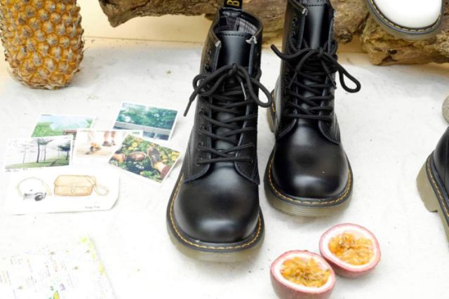 [Ảnh thật ở cuối] Dr Martens boots - Giày da cao cổ đế thấp