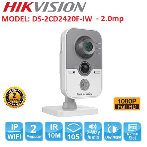 Camera HIKVISION DS-2CD2420F-IW Chính hãng - BH 24 tháng