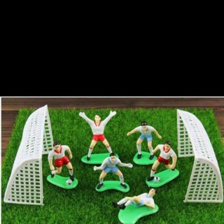 Bộ cầu thủ bóng đá trang trí bánh