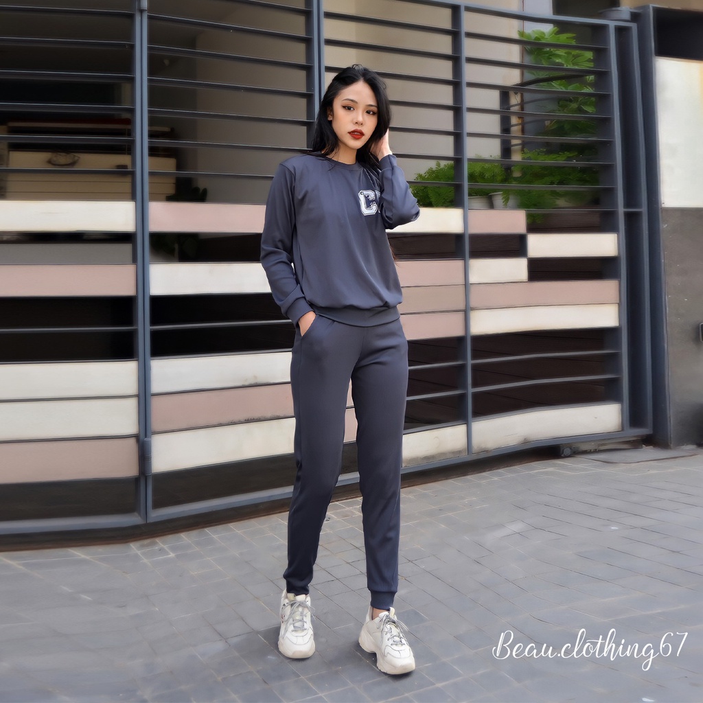 BỘ NỮ MẶC NHÀ THU ĐÔNG LEN THUN GÂN | BigBuy360 - bigbuy360.vn