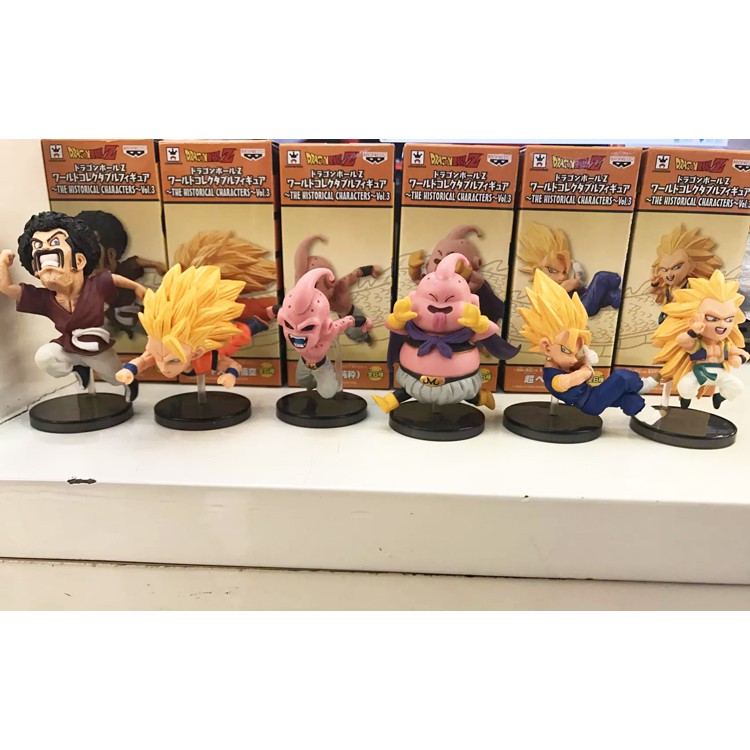 Set 8 Mô hình songoku dễ thương chính hãng WCF