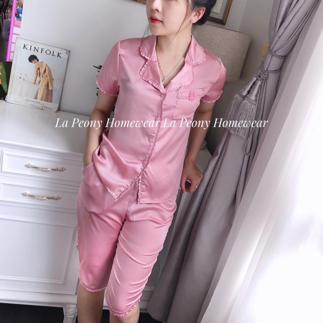 Bộ lụa bèo ngố chất lụa satin sz m l