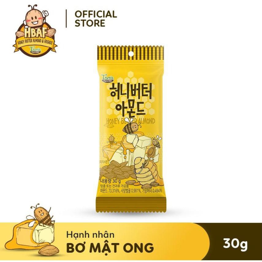 Hạt Hạnh Nhân ❤️FREESHIP❤️ Tom's Farm Hàn Quốc - Gói 30g