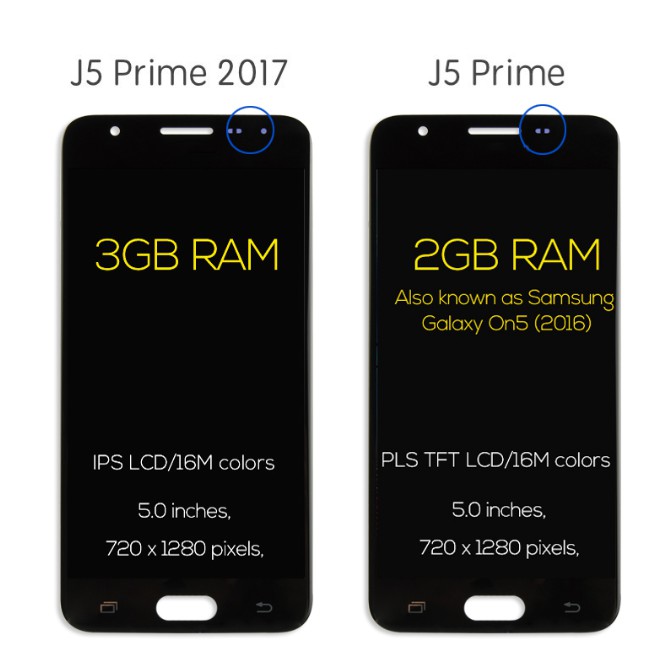 Linh Kiện Số Hóa Màn Hình Cảm Ứng Cho Samsung Galaxy J5 Prime J5 Prime 2017 G570 G570F