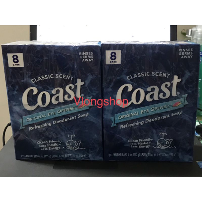 XÀ BÔNG CỤC COAST CỦA MỸ 907g  (Nguyên lốc 8 cục)