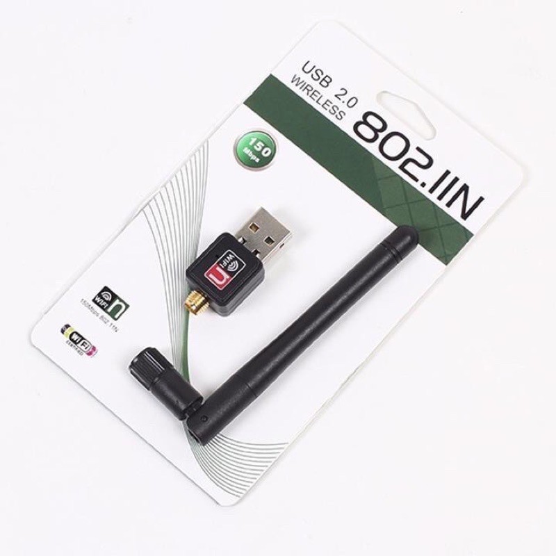 USB Wifi - USB thu Wifi 802.11n Cho Máy Bàn Có Anten | BigBuy360 - bigbuy360.vn