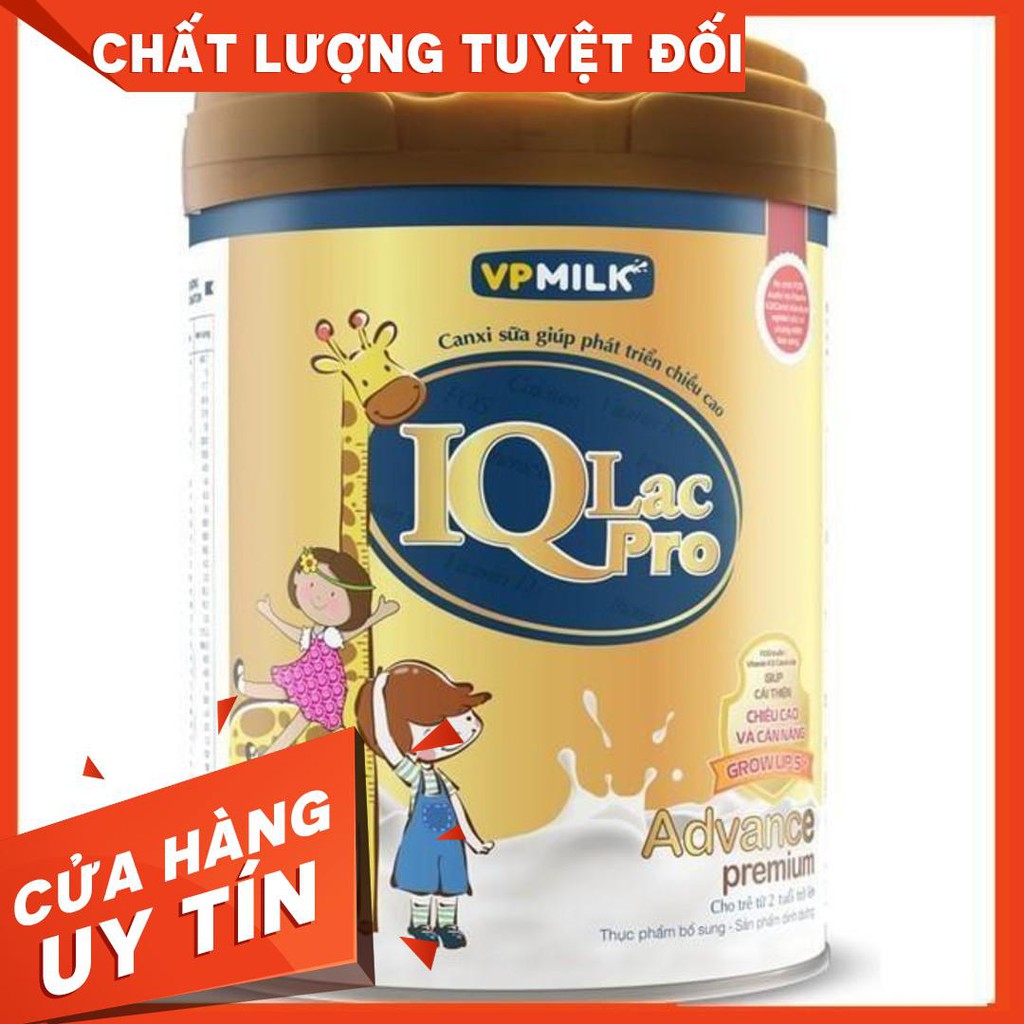 IQLac Pro Advance Premium Hương Vani- dành cho trẻ từ 2 tuổi trở lên