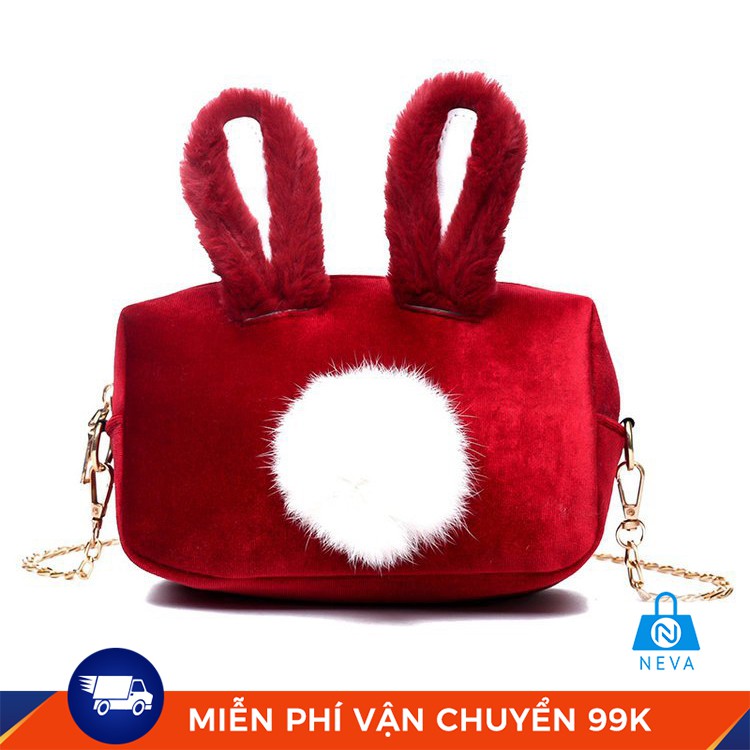 [Mã FAMAYWA2 giảm 10k đơn từ 50k] (Giá Sốc) Túi Đeo Chéo Thỏ Lông Mềm Mịn Siêu Xinh NEVA9160 | BigBuy360 - bigbuy360.vn
