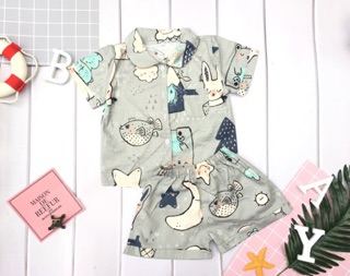 [GIẢM GIÁ] Pyjama thô lụa 100% cotton cho mẹ và bé