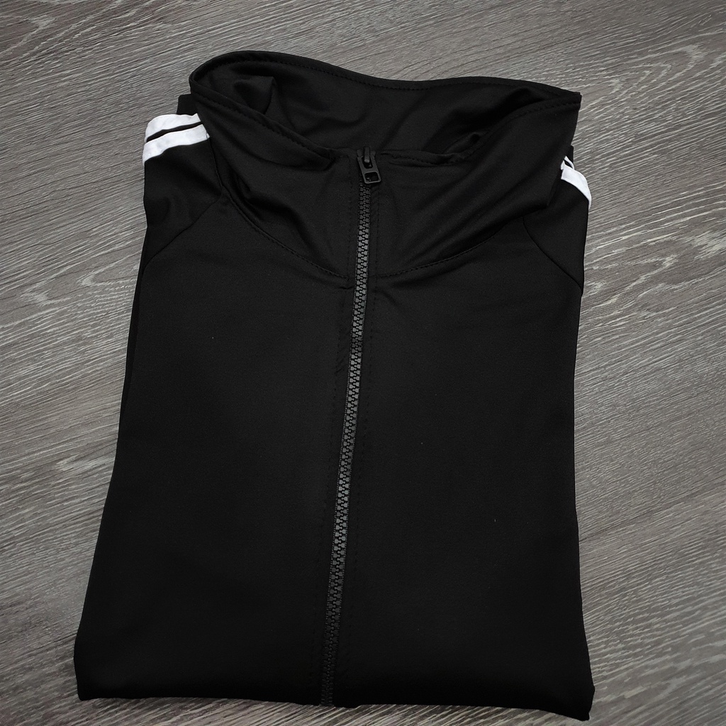 Áo khoác thể thao Nam, Nữ Vải PoLy Cao Cấp , Sọc Tay , Xỏ Ngón che Nắng