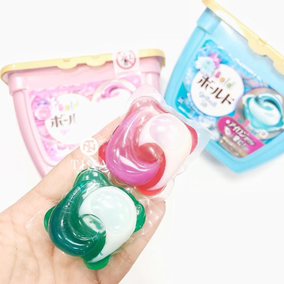 Viên giặt xả 3D Ariel Gelball 3D nội địa Nhật | Hộp 17 viên giặt xả hàng Nhật