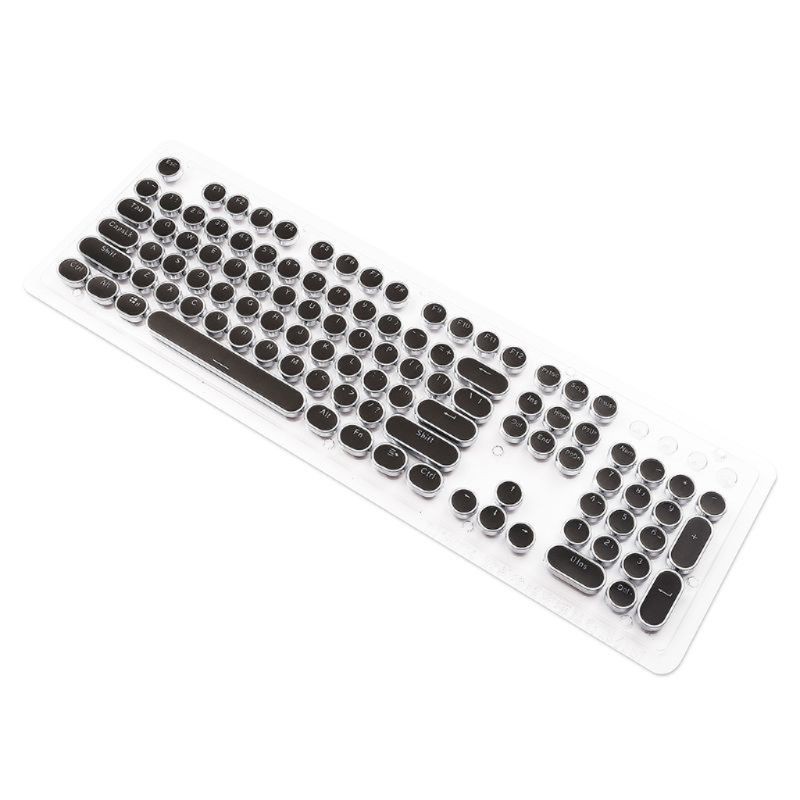Set 104 phím dạng tròn giống máy đánh chữ độc đáo tiện dụng