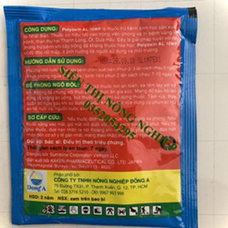 Polyoxin  AL 10WP đặc trị thán thư ớt - Polyoxin  AL 10WP