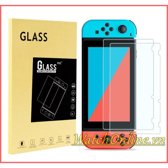 Cường lực Nintendo Switch (Full màn viền cong 2.5D, độ cứng 9H) / Miếng dán Nintendo Switch