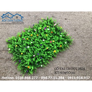 [Hàng Loại 1] Cỏ tai chuột điểm hoa trang trí tường giá rẻ