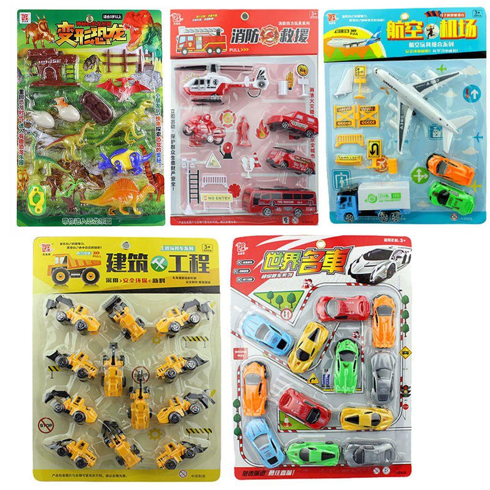 Layor1 Bộ Đồ Chơi Mô Hình Xe Hơi Bằng Nhựa Có Giác Hút