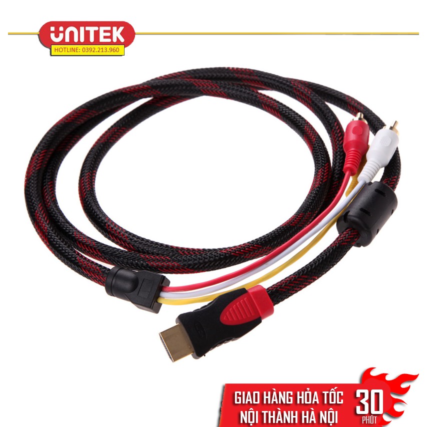 Cáp HDMI to AV - Cáp HDMI ra AV - Cáp HDMI sang AV dài 1.5M