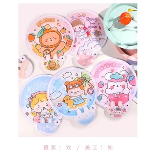 Quạt vải tự bung so cute