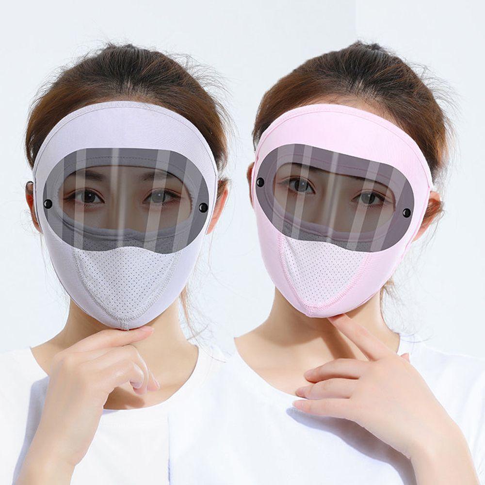 Mũ Trùm Đầu Kiêm Khẩu Trang Chống Bụi Giữ Ấm Thoáng Khí Kèm Kính HD Khi Lái Xe