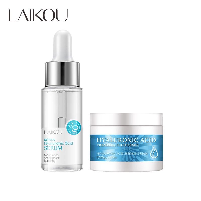 Set Kem Dưỡng Da LAIKOU Chứa Axit Hyaluronic 25g + Serum Chứa Axit Hyaluronic 17ml