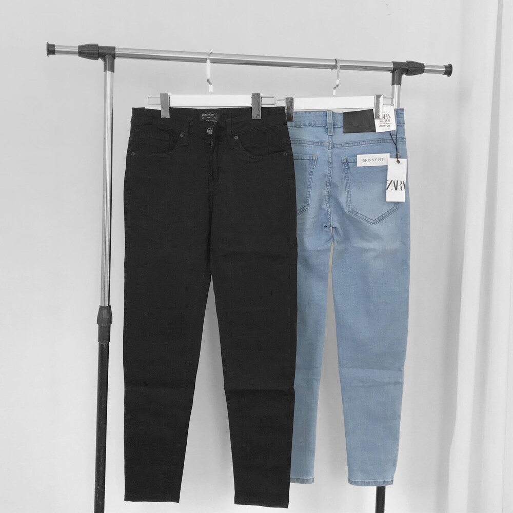 [Mã SKAMSALEP6 giảm 10% TỐI ĐA 100K đơn150K] Quần Jeans Skinny Fit, JACKLANE, Quần dài Unisex Jack Lane | BigBuy360 - bigbuy360.vn