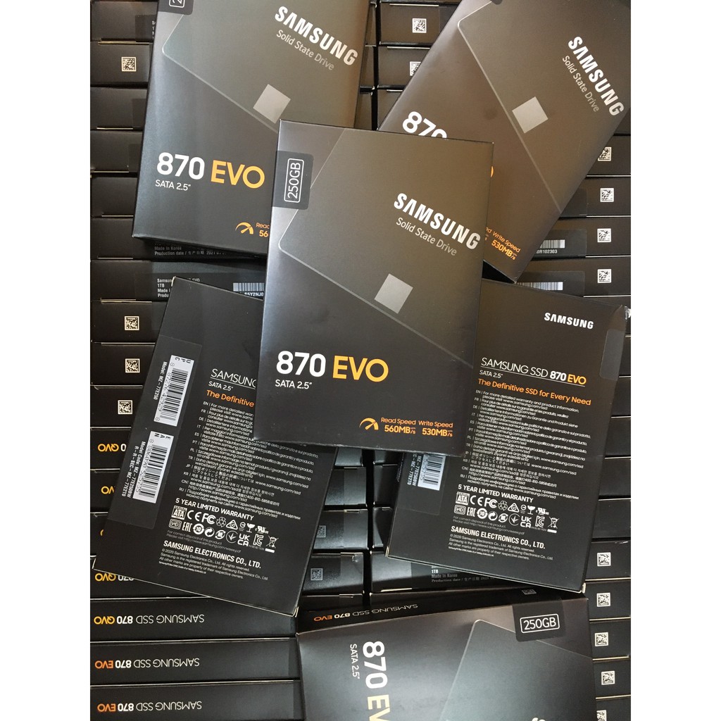 Ổ Cứng SSD Samsung 870 EVO 500Gb/ 1Tb 2.5inch SATA3 -Bảo hành 5 năm
