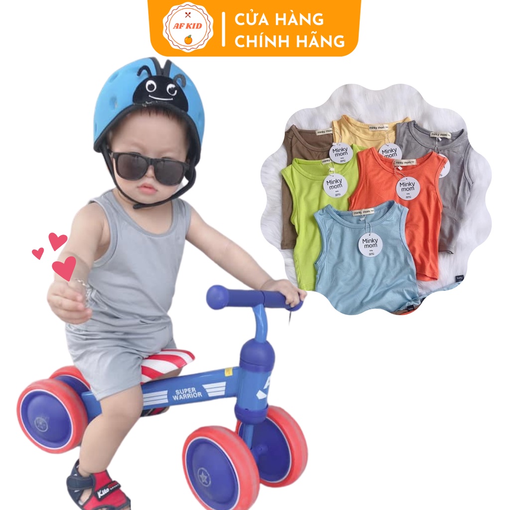 Bộ Quần Áo Trẻ Em AF KID Ba Lỗ Cho Bé Trai Và Bé Gái Chất Thun Lạnh Cao Cấp Siêu Mềm Mịn Mát Thấm Hút Mồ Hôi