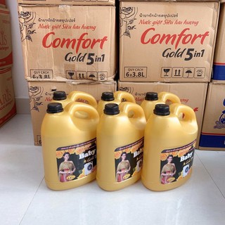 Nước Giặt Xả Comfor baby Gold- Vải-Diệt Khuẩn Siêu Thơm.