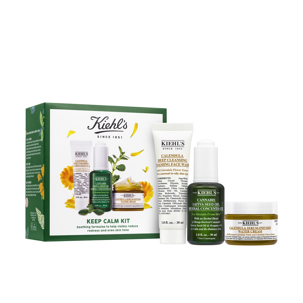 Tách set dưỡng da Kiehl's Since 1851 Keep Calm Kit