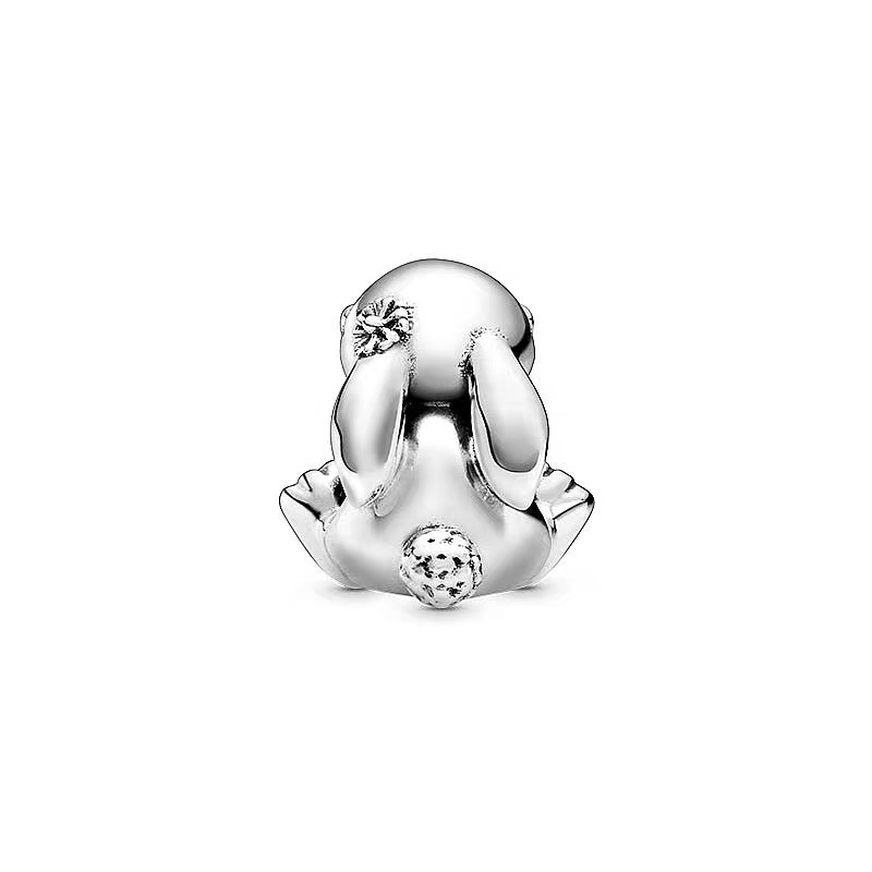 CHARM PAN ALE THỎ NGỌC ĐÍNH ĐÁ BẠC S925 THUẦN KHIẾT HÀNG CAO CẤP