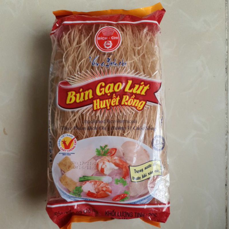 Bún gạo lứt huyết rồng Bích Chi 200g