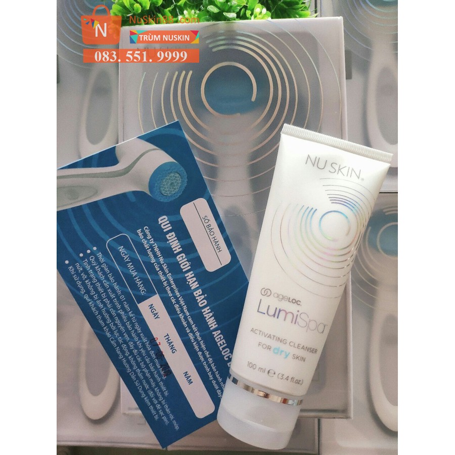 🔴 BH 2 năm Máy Rửa Mặt LumiSpa Nuskin Kèm Sữa Rửa Mặt (Hàng Công ty-Bảo Hành 1 Đổi 1) | BigBuy360 - bigbuy360.vn
