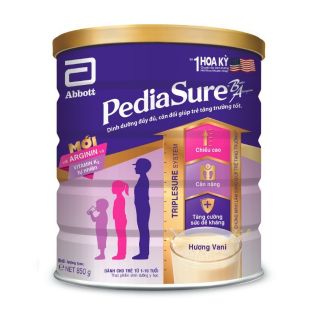 Sữa Abbott PediaSure hương Vani 850g