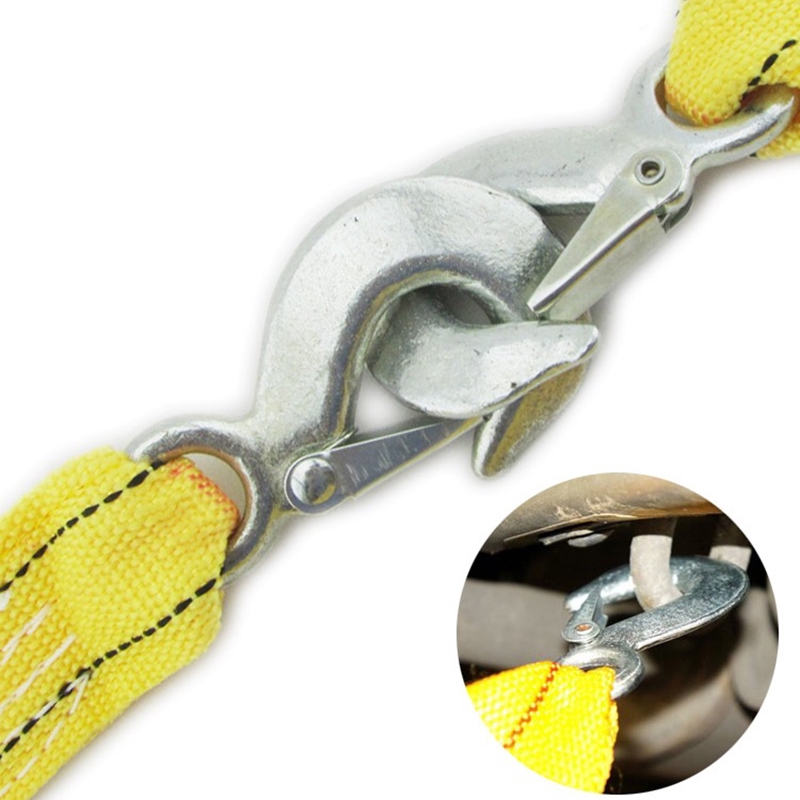 Dây đai kéo chịu lực 5 tấn với chiều dài 4m cho xe hơi