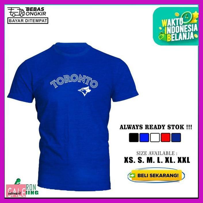 Áo Thun Bóng Chày In Logo Toronto Blue Jays Số 8 Asliii