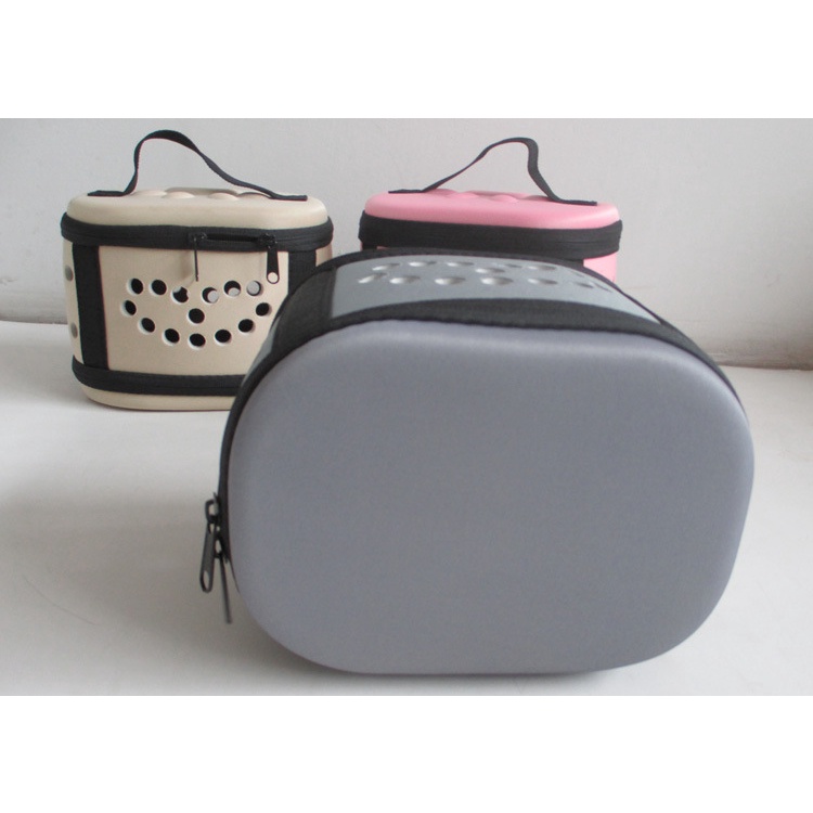 Túi vận chuyển chó mèo-túi đựng thú cưng hamster đi chơi đi du lịch size nhỏ chất liệu mút xốp EVA có thể gấp gọn