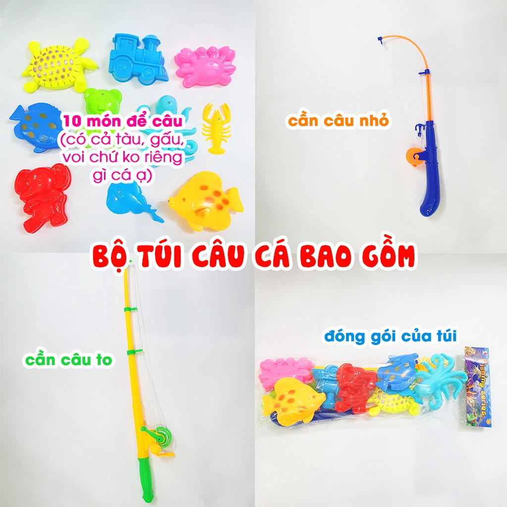 Đồ chơi câu cá cho bé ( video và ảnh thật), cần câu cá bằng nhựa trẻ em, Do Choi Cau Ca Tre Em