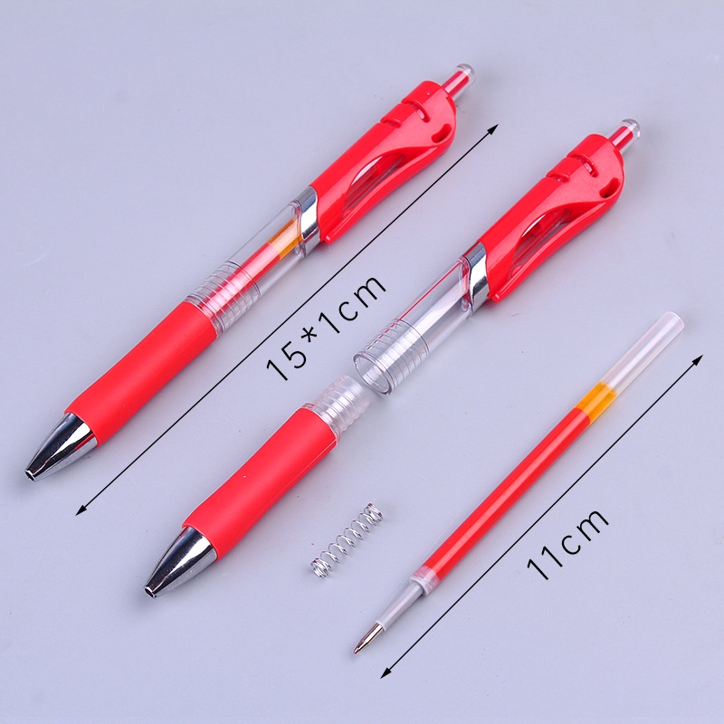 Bút bi nước ngòi 0.5mm bút mực nước màu xanh đen đỏ cao cấp E957