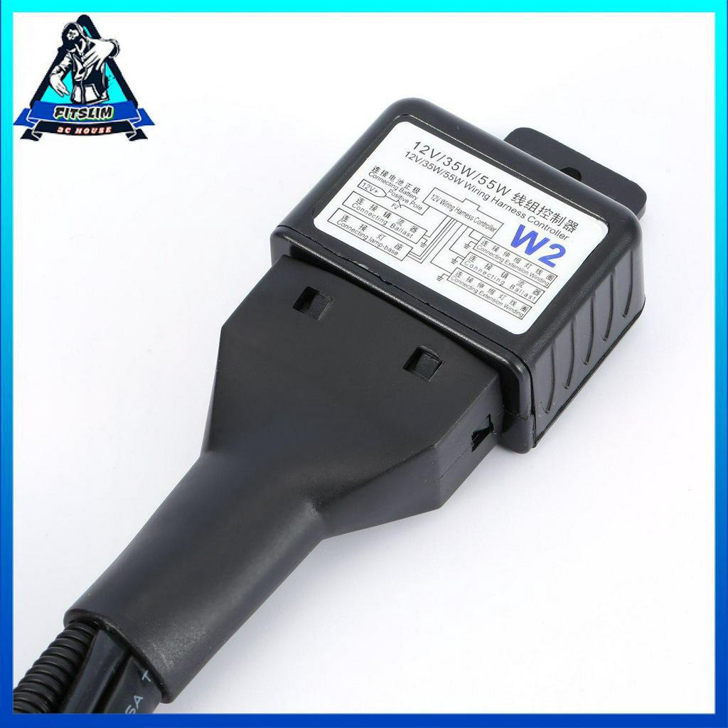 Bộ dây cáp rơ le đèn pha Xenon 35W 12V
