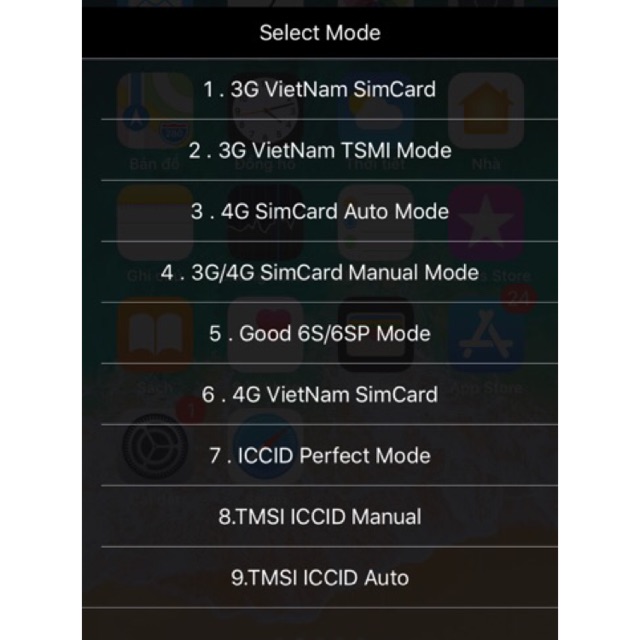 Sim Ghép Phiên Bản mới nhất 9 Mode active ios 12.4 Fix iPhone Lock