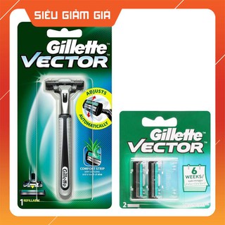 BỘ CẠO DÂU GILLETTE (1 CÁN + 2 LƯỠI)