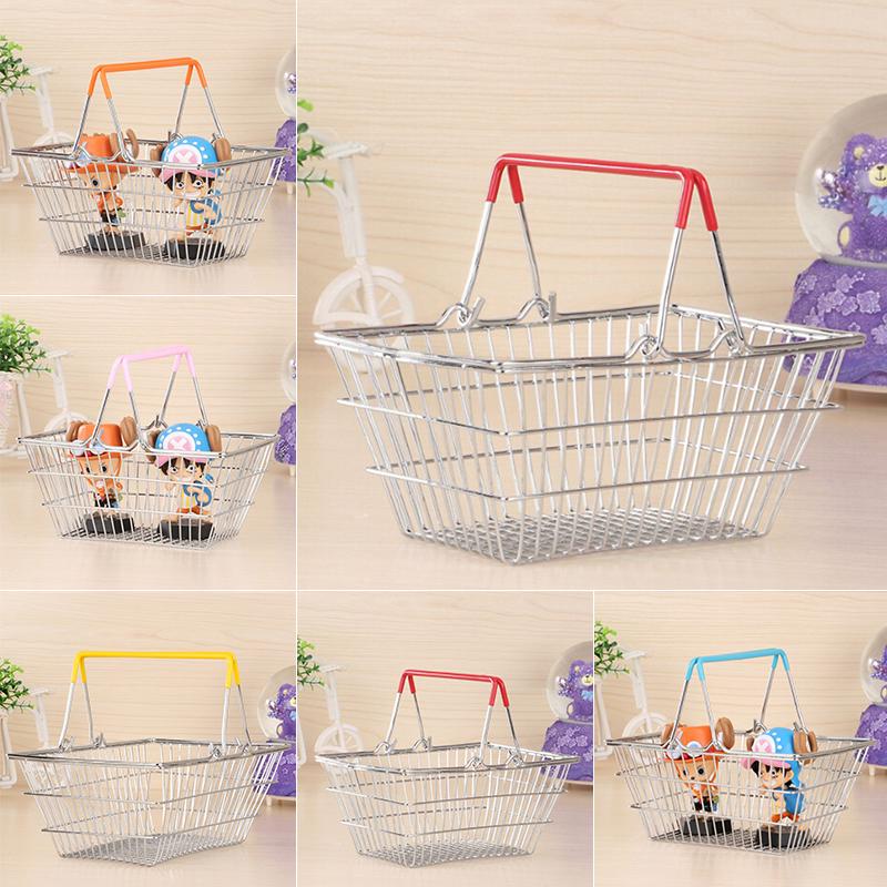 Mô hình giỏ siêu thị mini làm đồ chơi cho bé