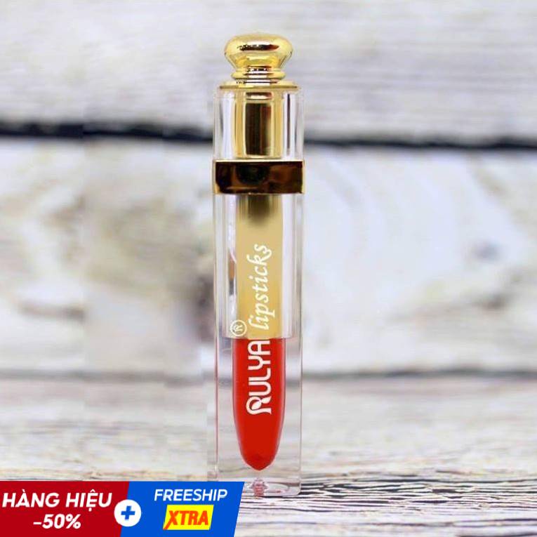 [ CHÍNH HÃNG] Son Kem RULYA LIPSTICK Màu Đỏ Cam Trẻ Trung