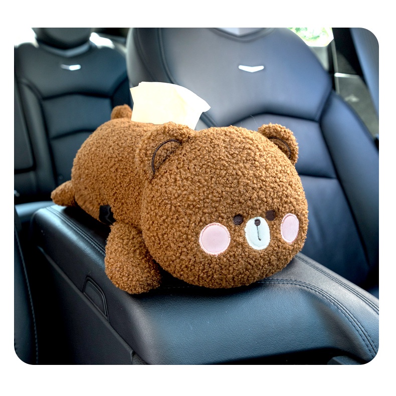 KHĂN GIẤY RÚT GẮN TRÊN XE Ô TÔ HÌNH THÚ DỄ THƯƠNG