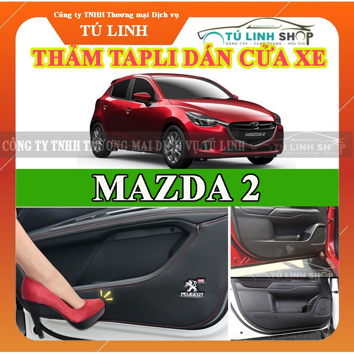 Bộ 4 Thảm Tapli dán cánh cửa chống trầy xước xe MAZDA 2