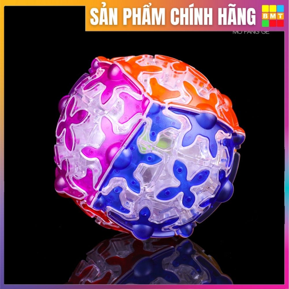 [Rubik biến thể] Qiyi Gear Cube Trong suốt, Transparent Sphere, đồ chơi thông minh cho bé, trò chơi trí tuệ