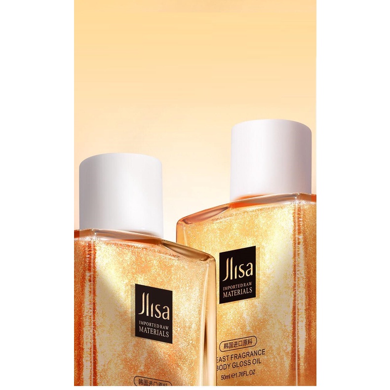 DẦU KHÔ NHŨ DƯỠNG CHO DA KHÔ BODY GLOSS OIL JLISA
