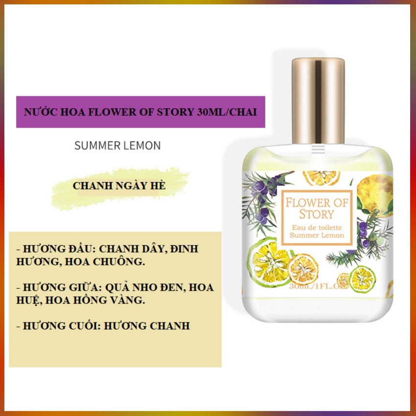 Nước Hoa Toàn Thân Mùi Summer Lemon Mát Mẻ Trong Mùa Hè